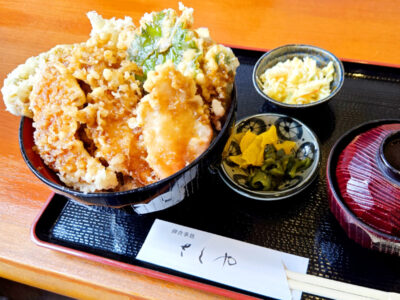 ご当地サーモン天丼